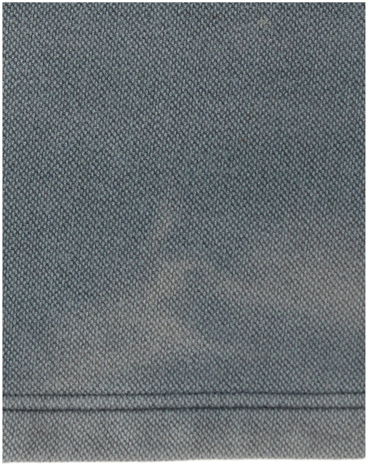 WEIRD FISH Herre Zip Neck Sweatshirt Jumper lille blå bomuld