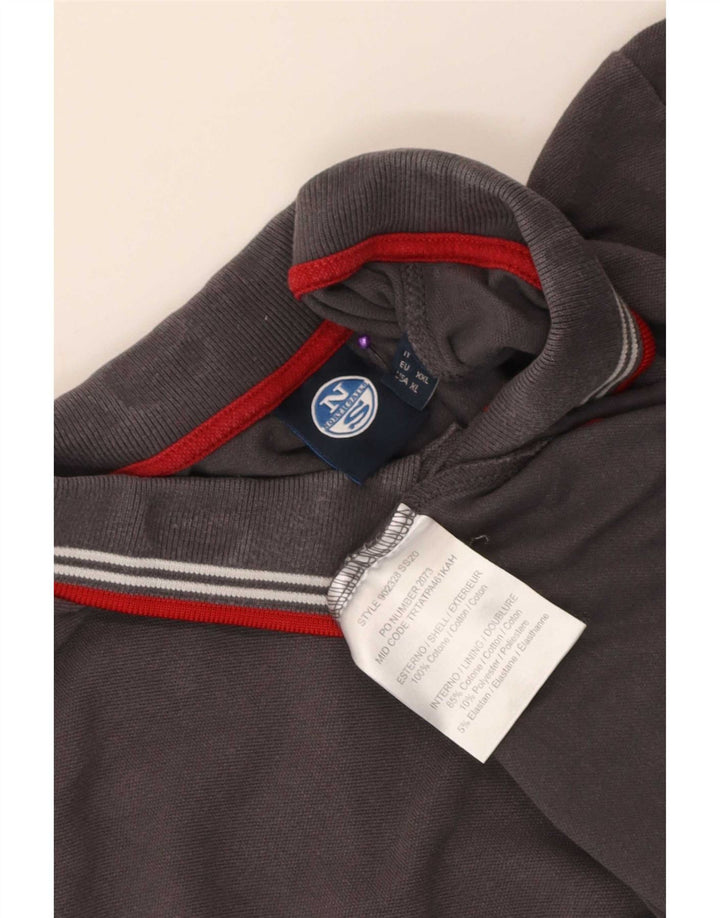 North Sails Herre poloshirt XL Grå Bomuld