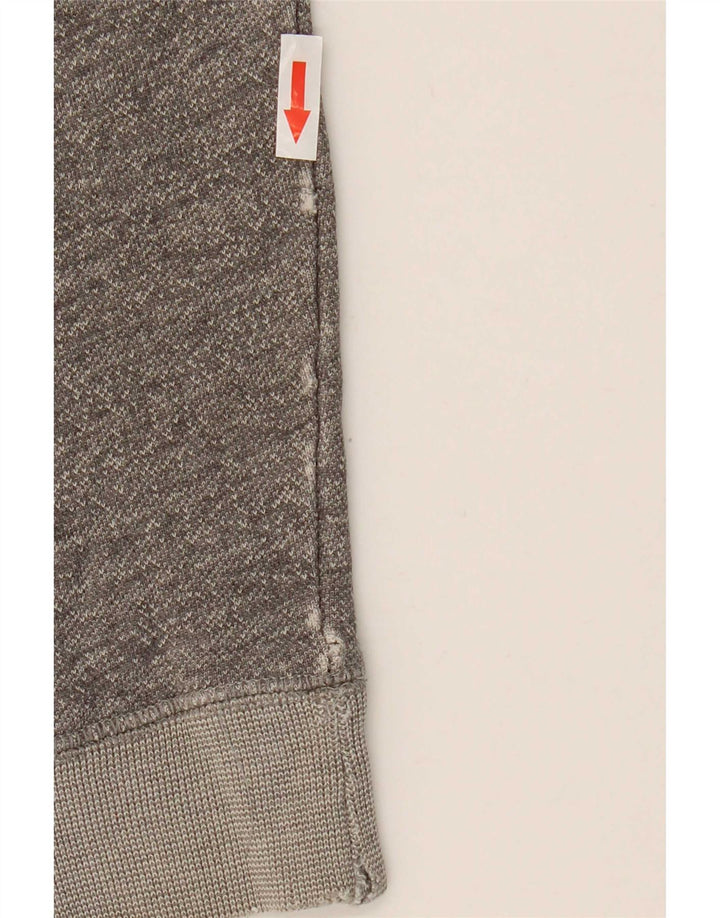 Jack Wills Dame Sweatshirt Jumper UK 12 Medium Grey Flecked Bomuld