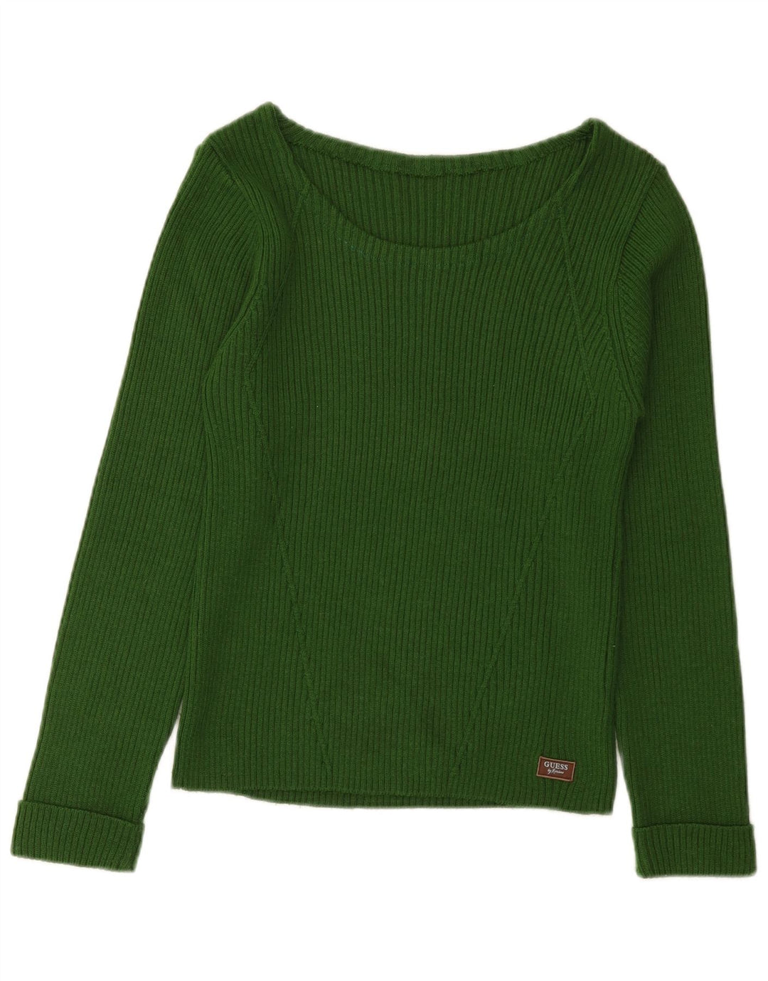 Guess Dame Boat Neck Jumper Sweater UK 8 Small Green