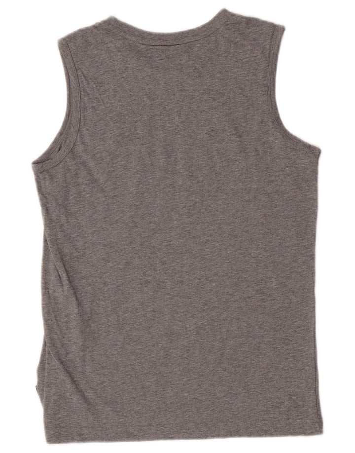 Puma Drenge Grafisk Vest Top 13-14 År Grå Flecked