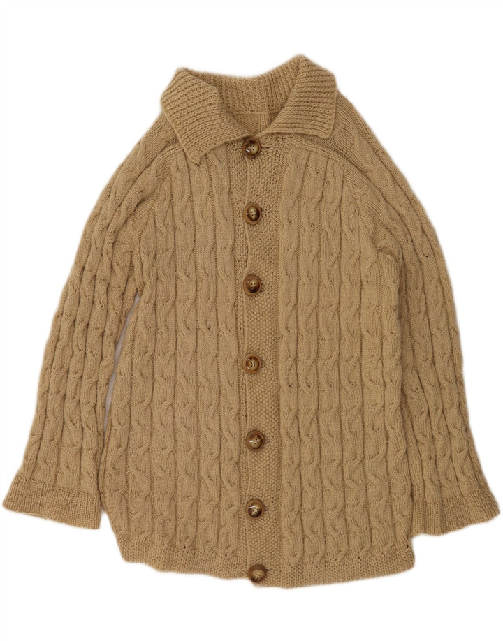 Vintage herre cardigan sweater XL Beige
