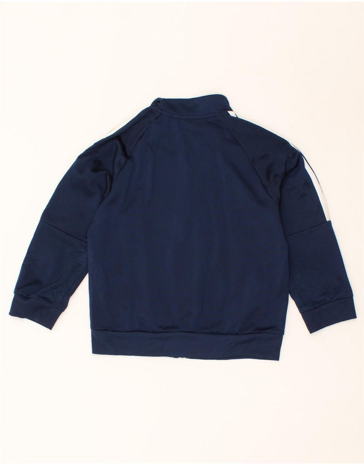 ADIDAS Boys Climalite Tracksuit Top Jacket 5-6 Years Navy Blue Polyester Vintage Adidas and Second-Hand Adidas from Messina Hembry 