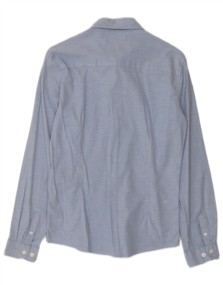 TOMMY HILFIGER Drengeskjorte 13-14 år Blå Bomuld