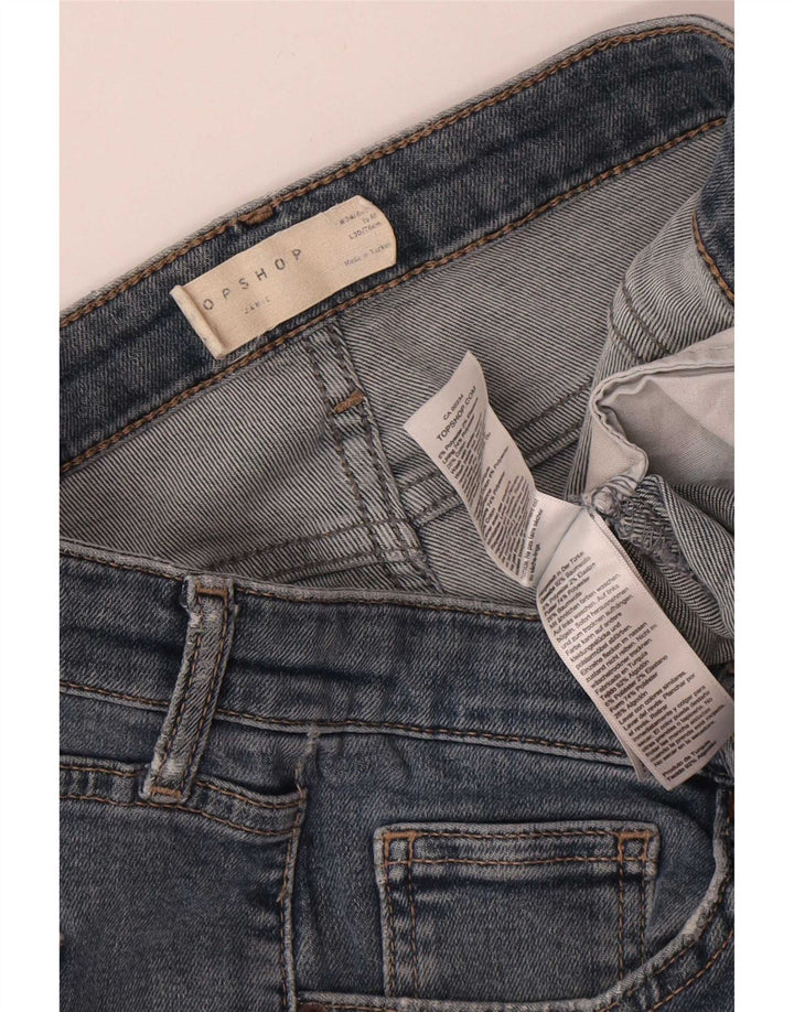 Topshop Dame Jamie Skinny Jeans W34 L25 Blå Polyester
