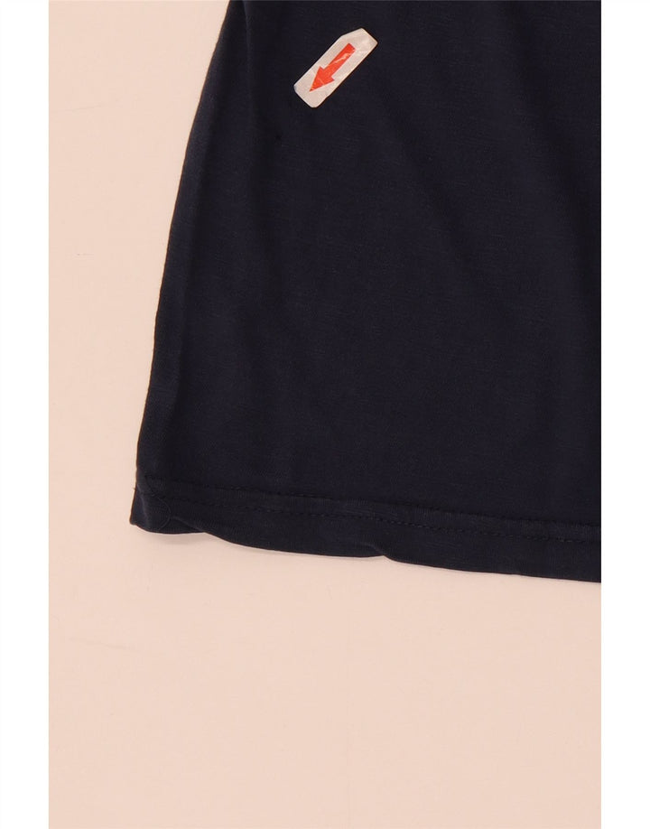 Maui and Sons Herre grafisk T-shirt Top Medium Navy Blue