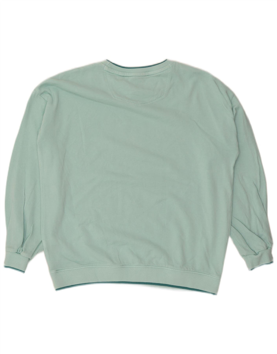 Fat Face Dame Grafisk Oversized Sweatshirt Jumper UK 12 Medium Turkis