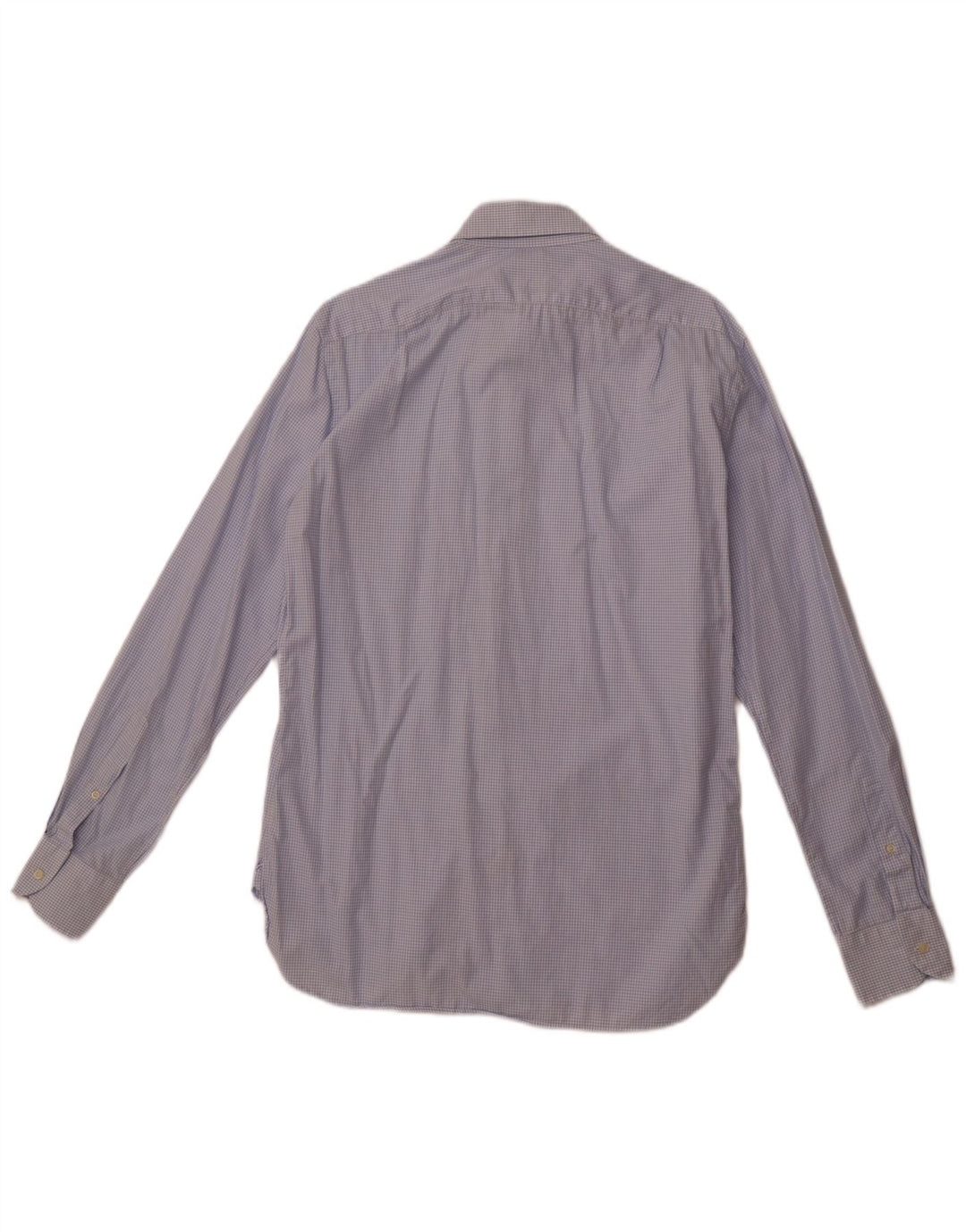 BOGGI herre skræddersyet pasform skjorte str. 40 15 3/4 Medium Blue Check