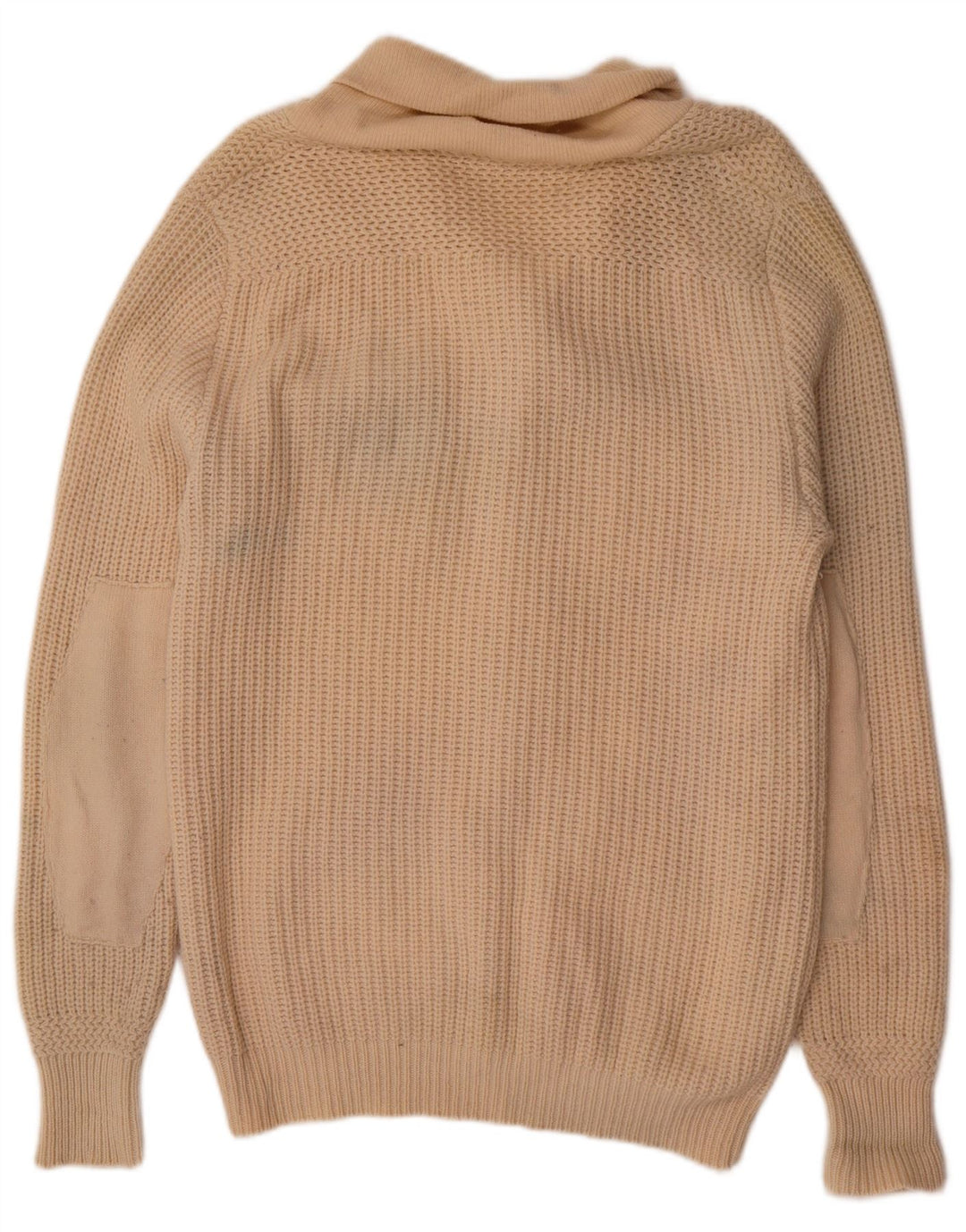 Gas Herre Cardigan Sweater XL Beige Uld