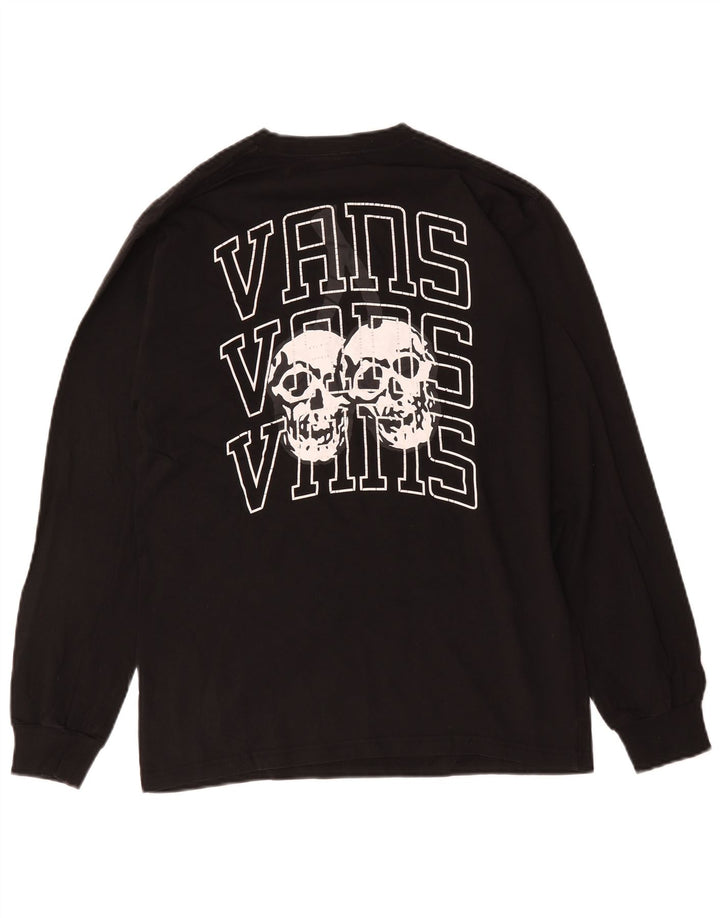 Vans Herre Grafisk Top Langærmet Medium Sort Bomuld