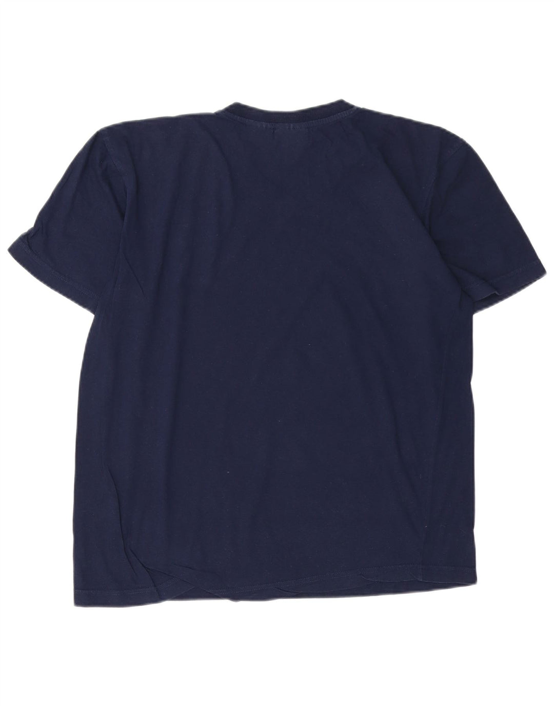 FILA Herre T-Shirt Top Medium Marineblå Bomuld