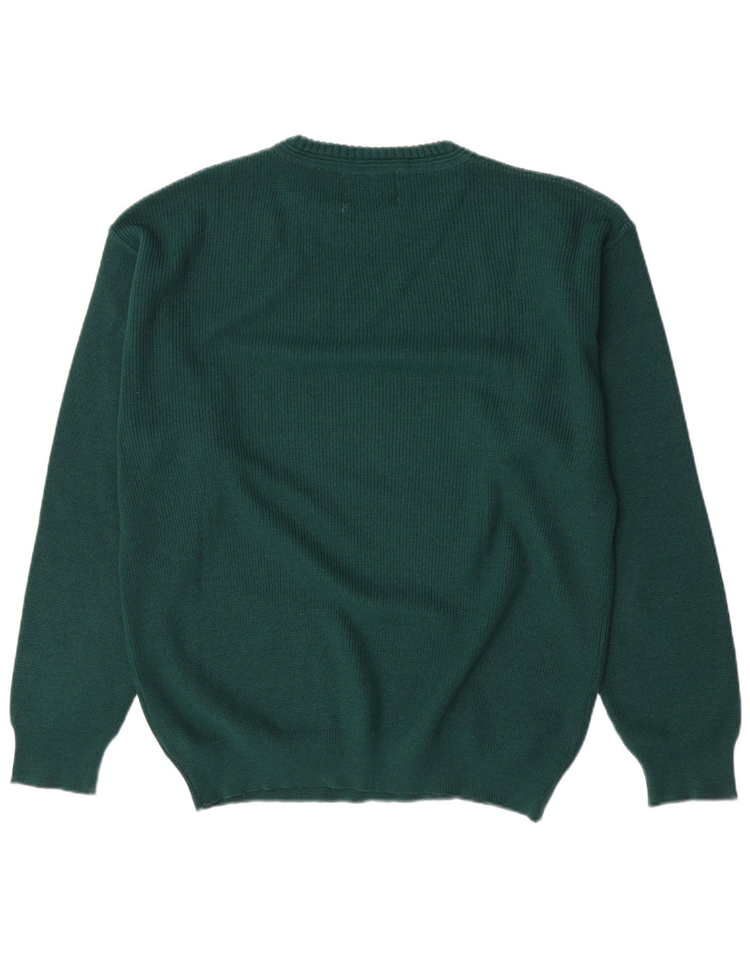 Explorer Herre grafisk rund hals sweater IT 50 Medium Grøn uld