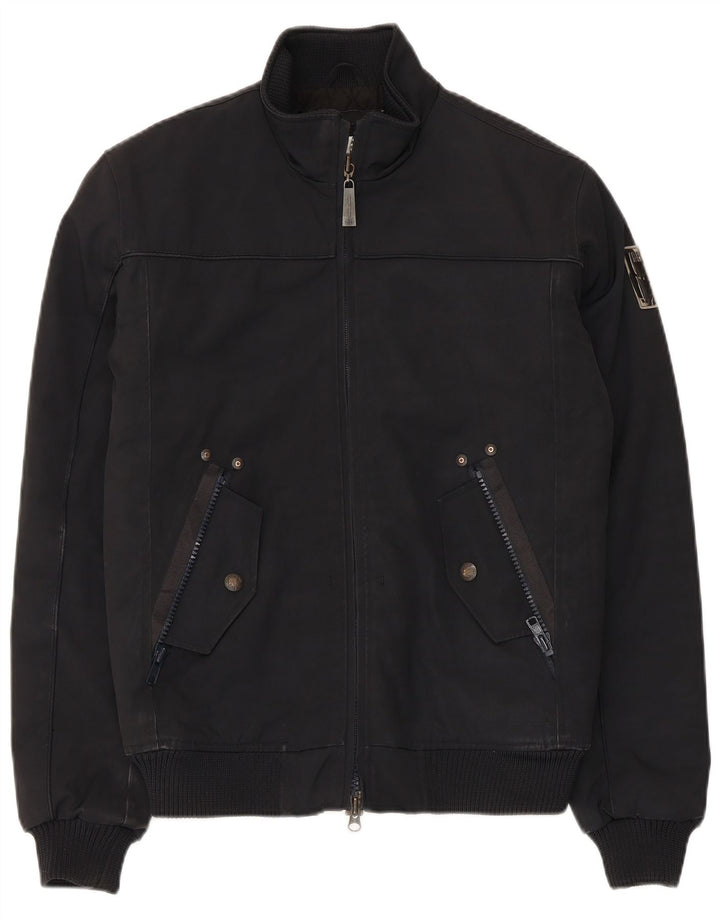 Bomboogie Herre Polstret Bomber Jacket UK 38 Medium Sort Polyester