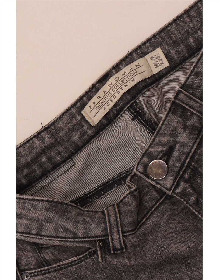 Zara Dame Slim Jeans EU 34 2XS W24 L26 Grå