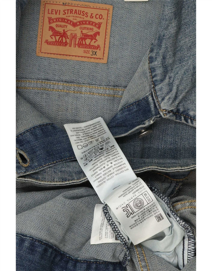 Levi's Dame denimjakke UK 22 3XL Blue Cotton Classic