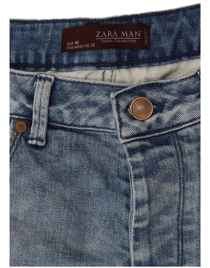 Zara Herre Skinny Jeans EU 40 Medium W31 L28 Blå