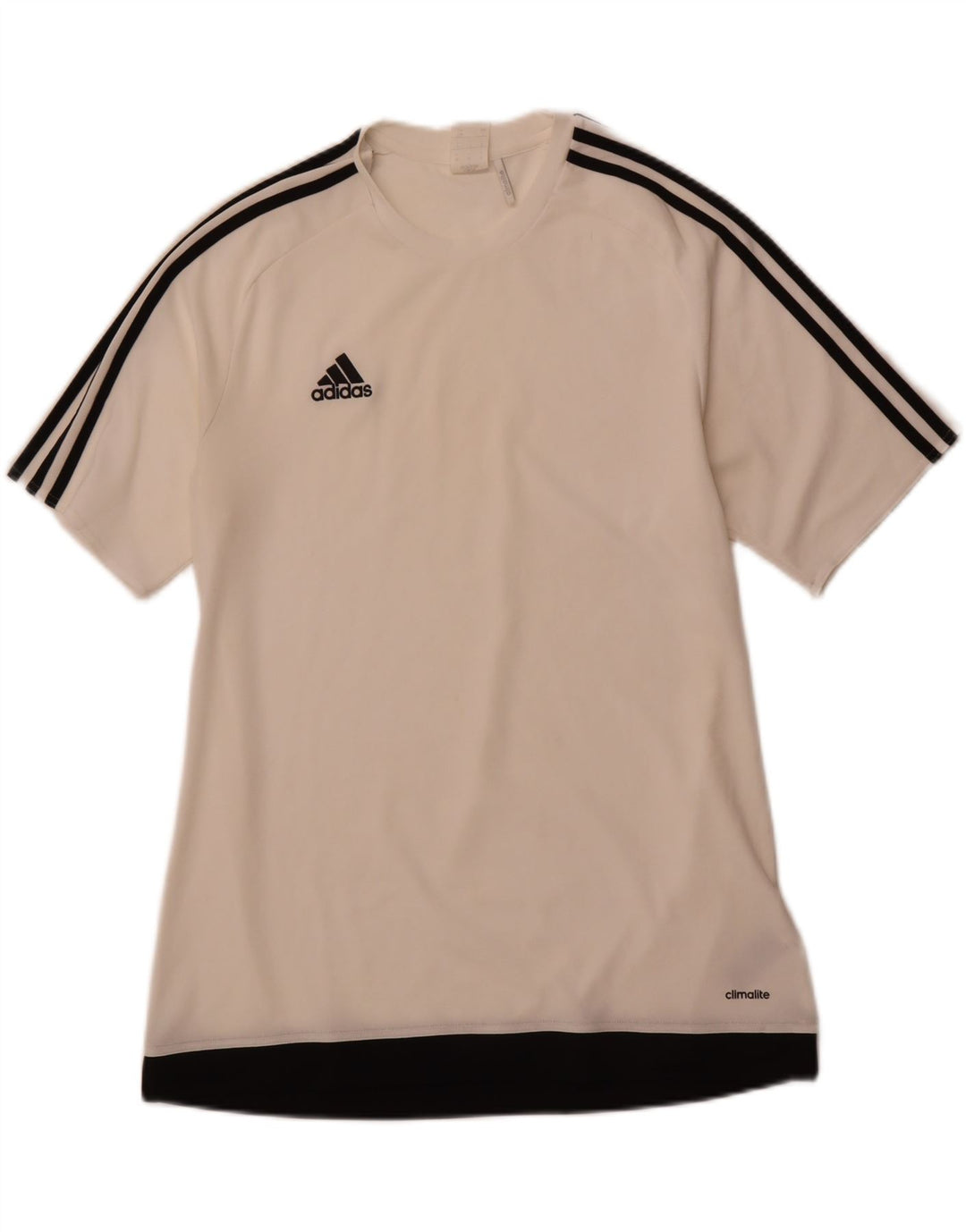 ADIDAS Herre Climalite T-Shirt Top Stor hvid polyester