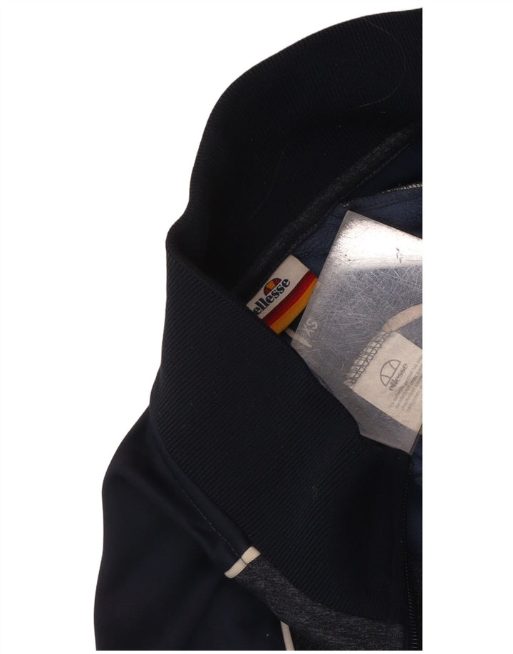 Ellesse Herre træningsdragt Topjakke XS Marineblå Colourblock Polyester