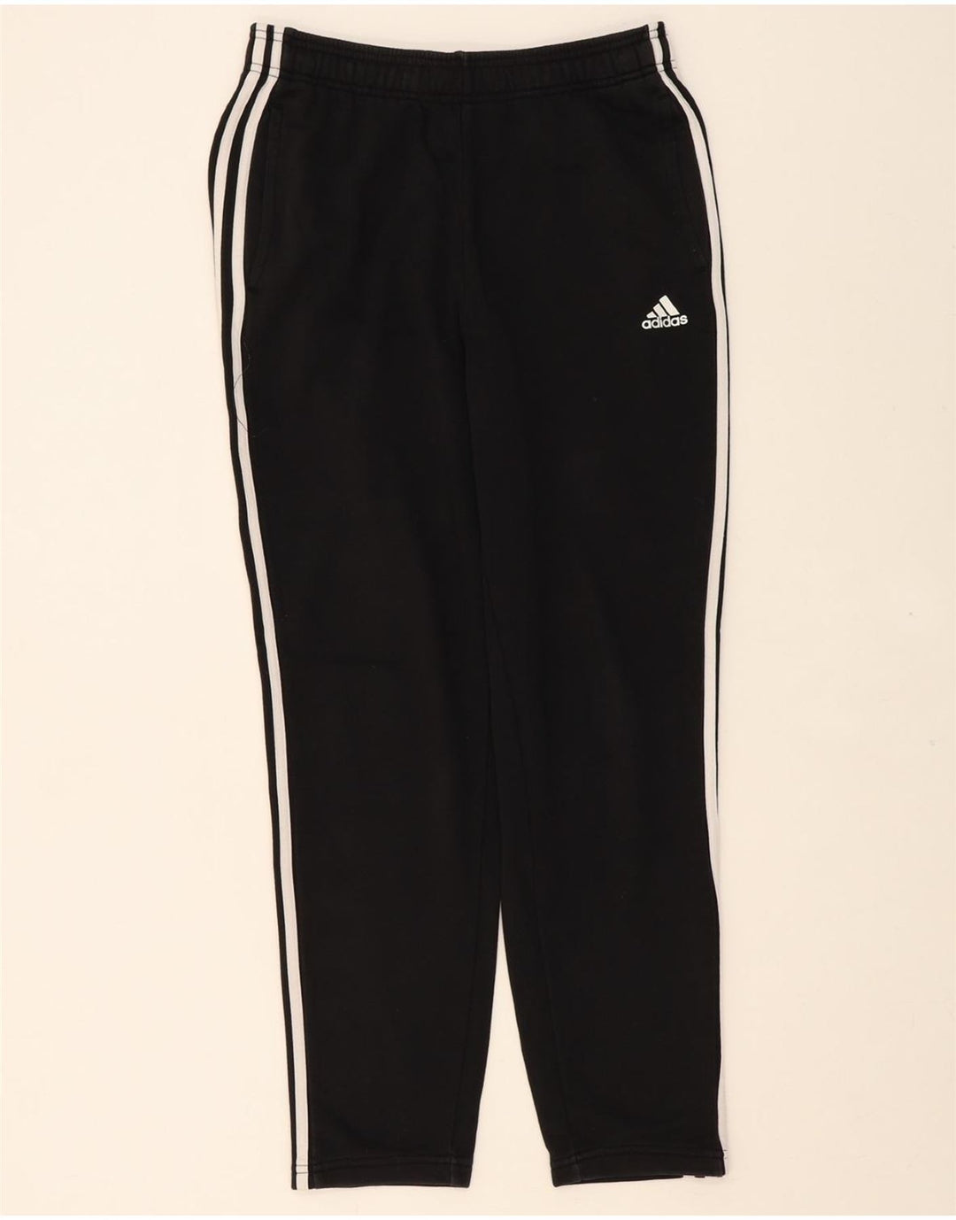 ADIDAS Mens Tracksuit Trousers Medium  Black Vintage Adidas and Second-Hand Adidas from Messina Hembry 