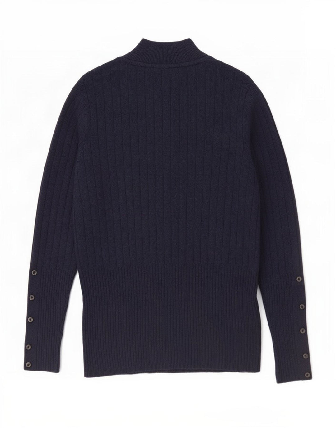 Marks & Spencer Dame Turtle Neck Jumper Sweater UK 12 Medium Navy Blue