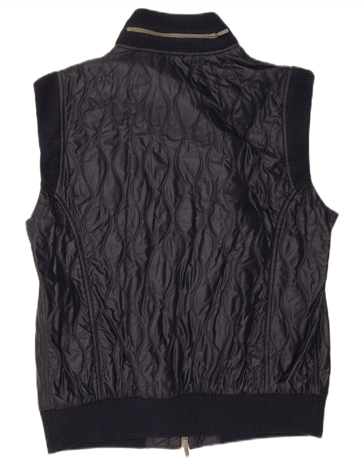 Iceberg Herre Quiltet Gilet IT 52 XL Navy Blue Colourblock Polyamid