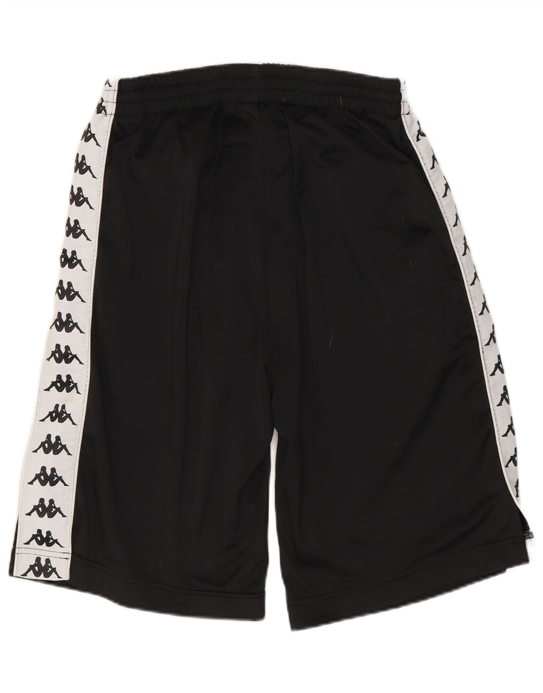 Kappa Herre grafiske sportsshorts Small Black Colourblock Polyester