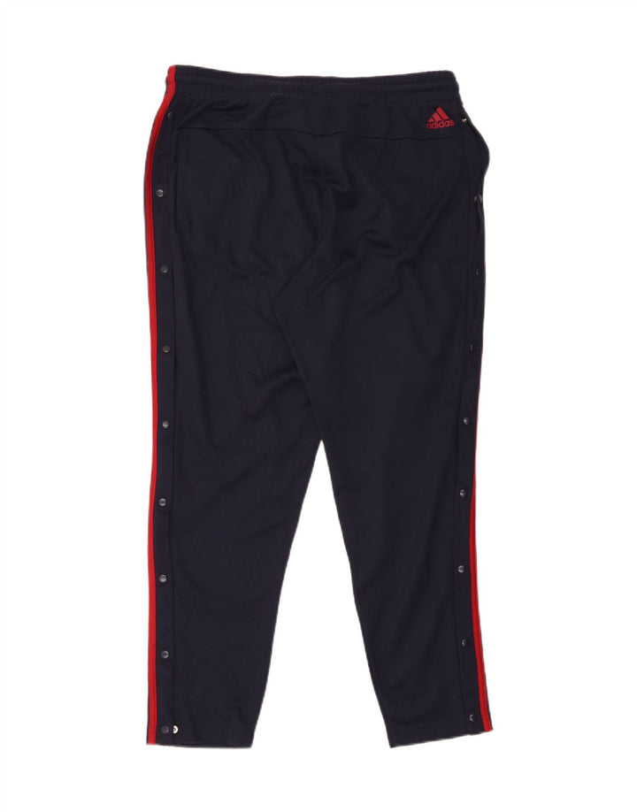 ADIDAS Womens Tracksuit Trousers UK 16/18 Large  Navy Blue Polyester