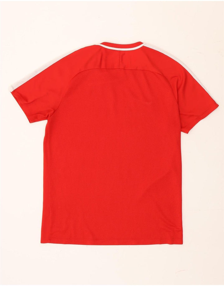 Nike Herre Dri Fit T-shirt Top Stor rød farveblok