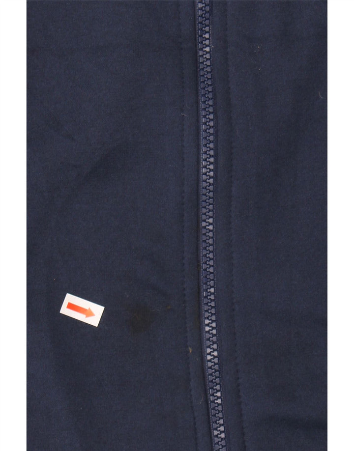 IZOD Mens Sleeveless Tracksuit Top Jacket Large Navy Blue Polyester Vintage Izod and Second-Hand Izod from Messina Hembry 