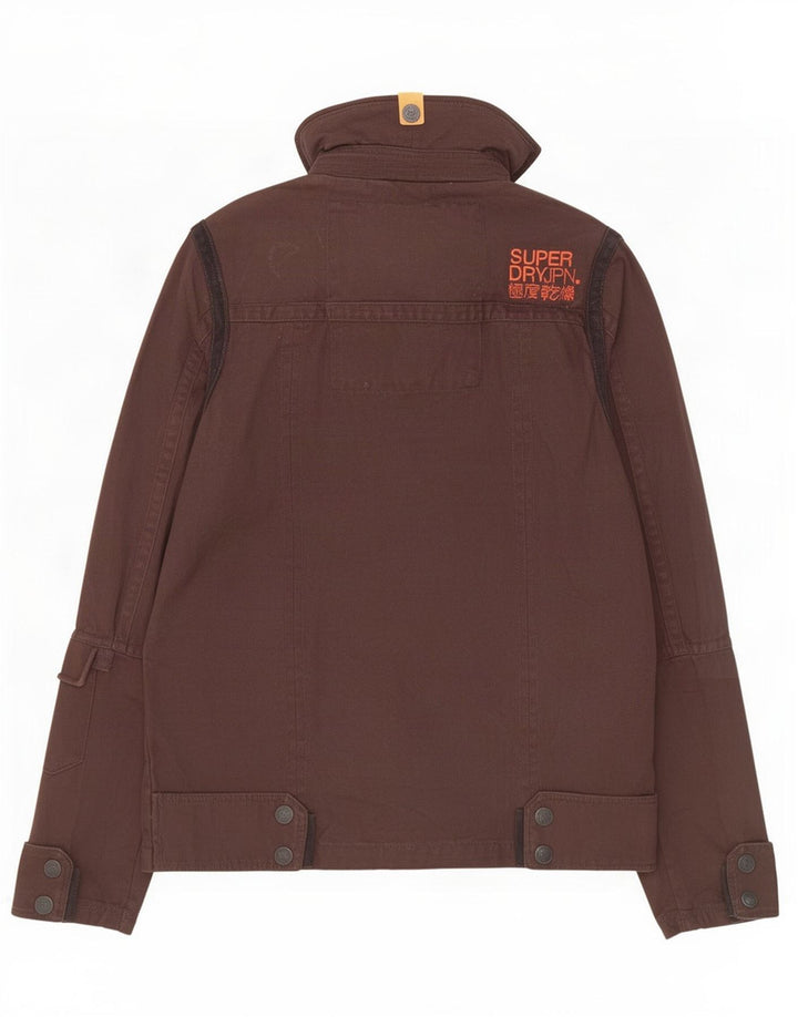 Superdry Herre Utility Jacket UK 40 Large Brown