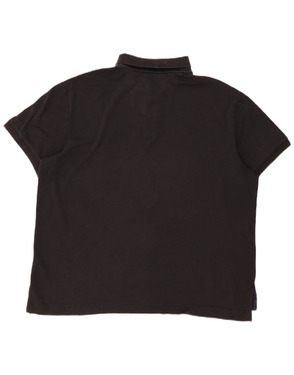 Nautica herre poloshirt 2XL sort bomuld