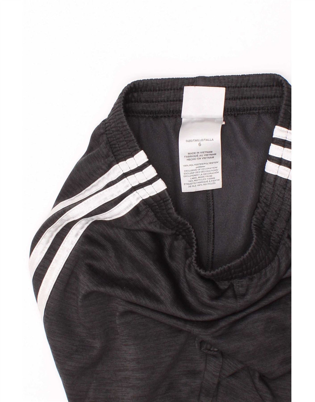 Adidas Drenge Træningsdragt Bukser Joggers 5-6 år Grå Flecked Polyester