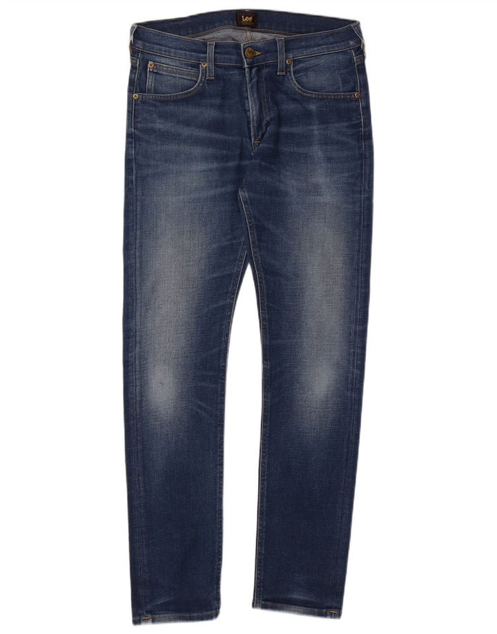 Lee Herre Luke Slim Jeans W30 L32 Blå Bomuld