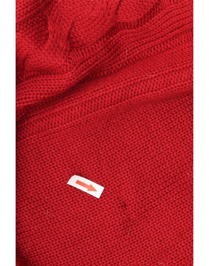 Daniel Hechter Herre Crew Neck Jumper Sweater 4XL Burgundy Wool