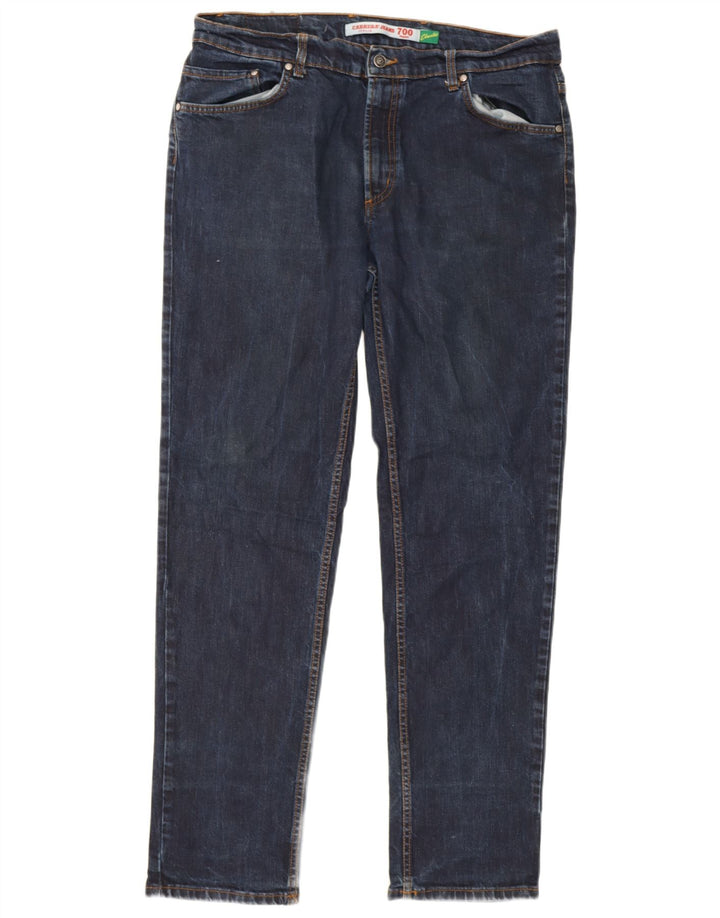 Carrera Mens 700 Regular Slim Jeans W40 L34 Blå Bomuld