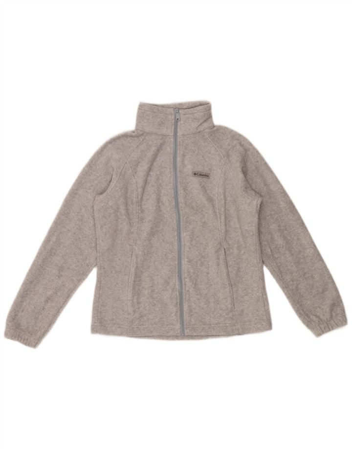 Columbia Dame Fleecejakke UK 14 Medium Grey Polyester