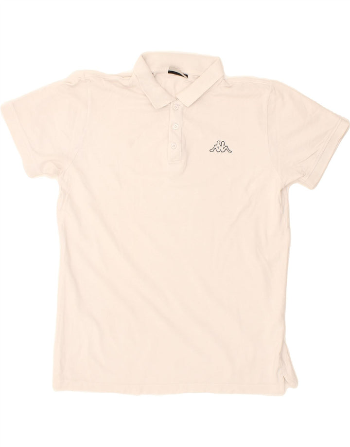 KAPALUA Mens Polo Shirt Large White Vintage Kapalua and Second-Hand Kapalua from Messina Hembry 