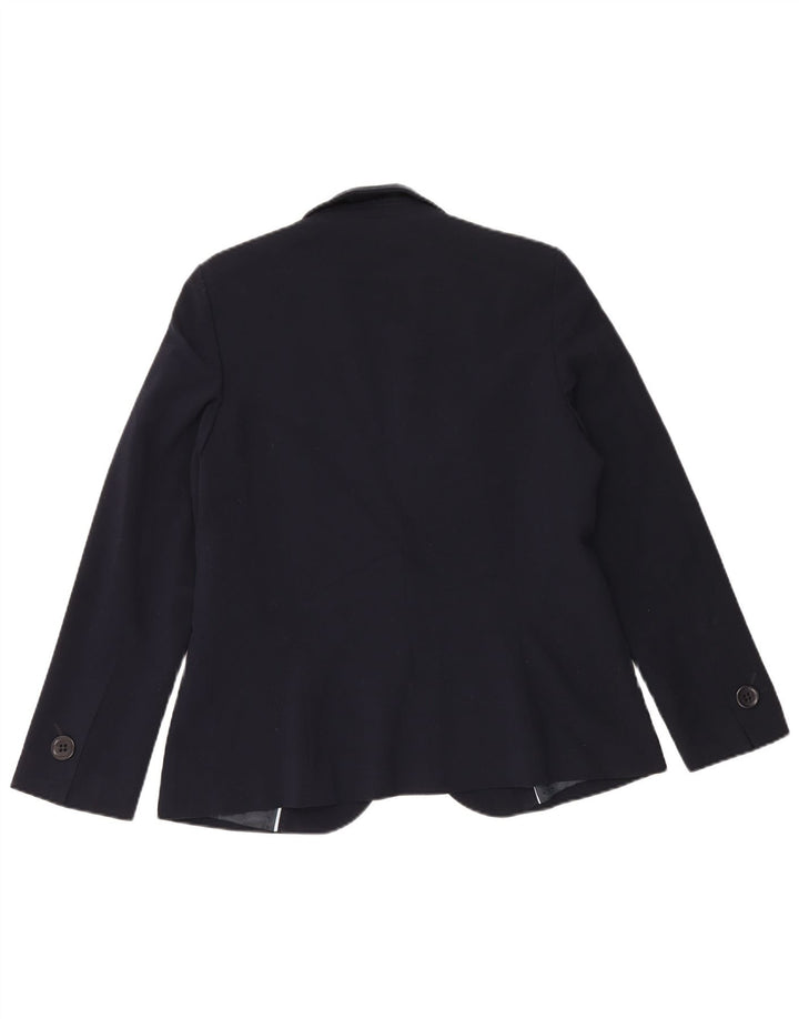 Marks & Spencer Dame 1 Knap Blazer Jacket UK 16 Large Navy Blue