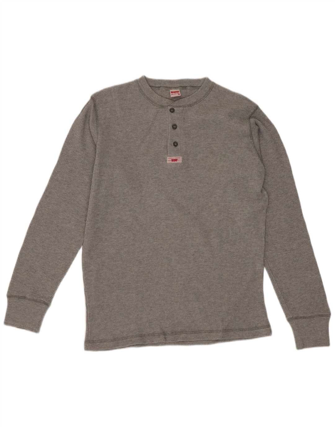 Levi's herre top langærmet mellemgrå bomuld