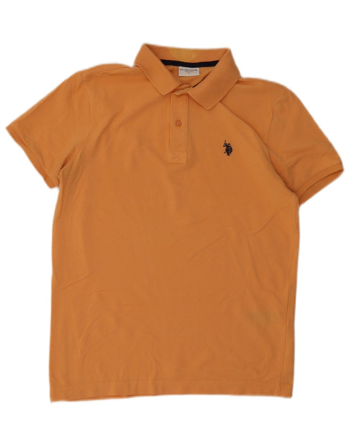 US Polo Assn Herre Polo Shirt Lille Orange Bomuld