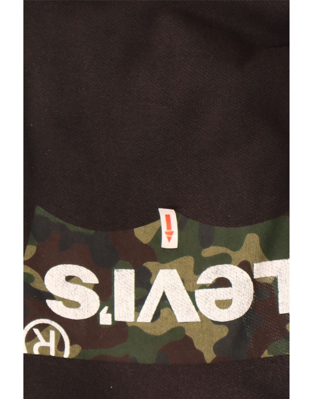 Levi's Grafisk hættetrøje til mænd mellem sort bomuld