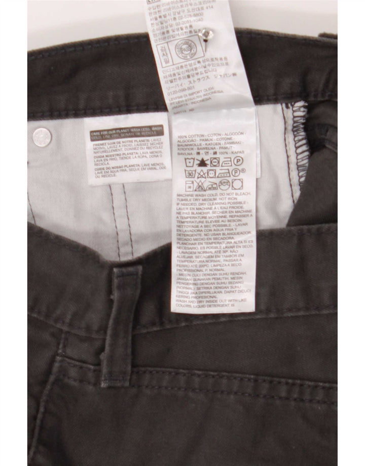 Levi's Herre 505 Straight Jeans W30 L30 Grå Bomuld
