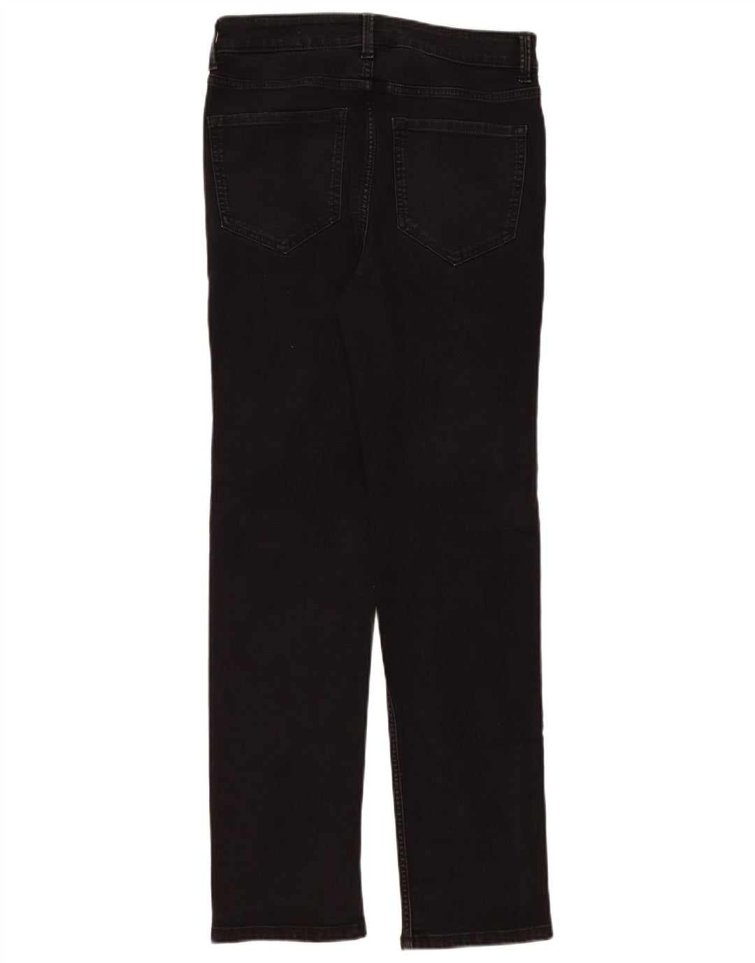 Marks & Spencer Womens The Sienna Straight Jeans UK 12 Medium W30 L30 Black