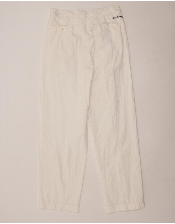 BEDSTE FIRMA Herre Pegged Chino Bukser W32 L32 Hvid