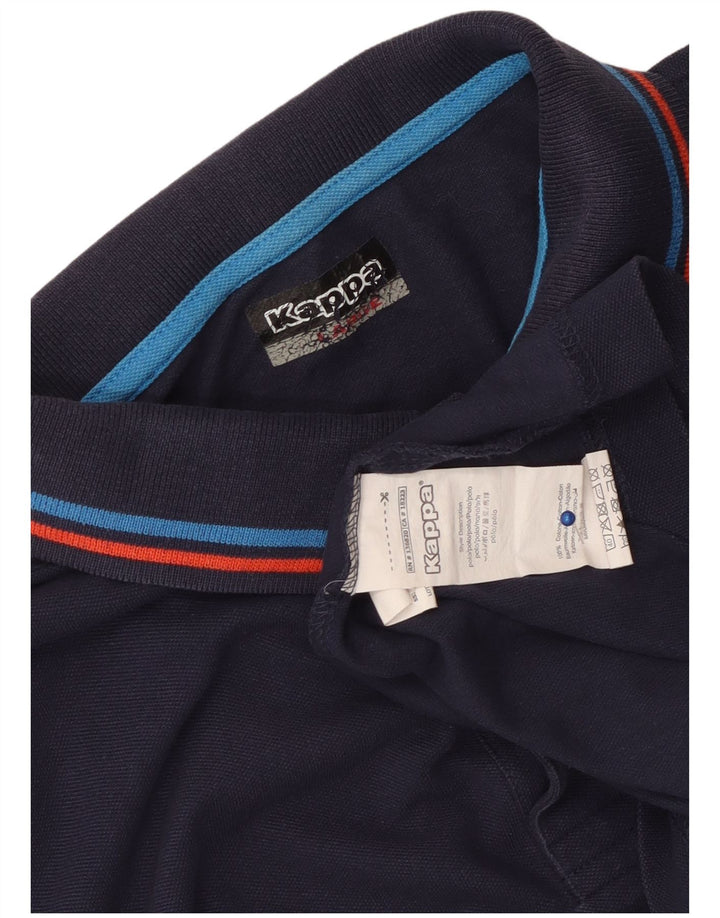 Kappa herre poloshirt Stor marineblå bomuld