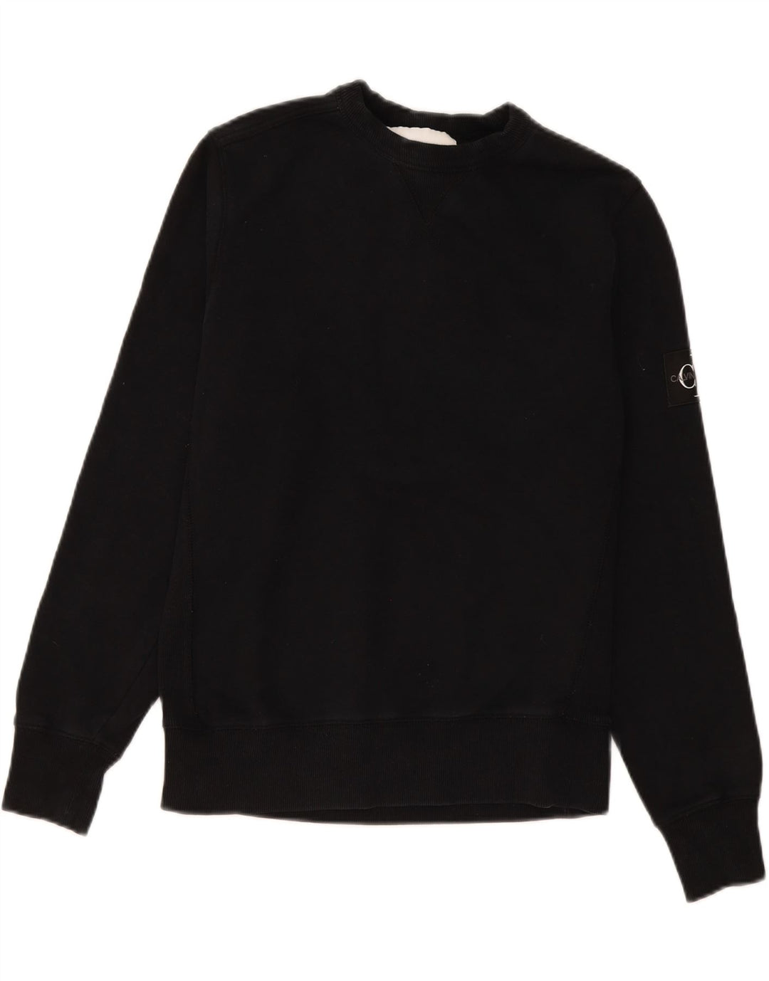 Calvin Klein Herre Sweatshirt Jumper XS Sort Bomuld