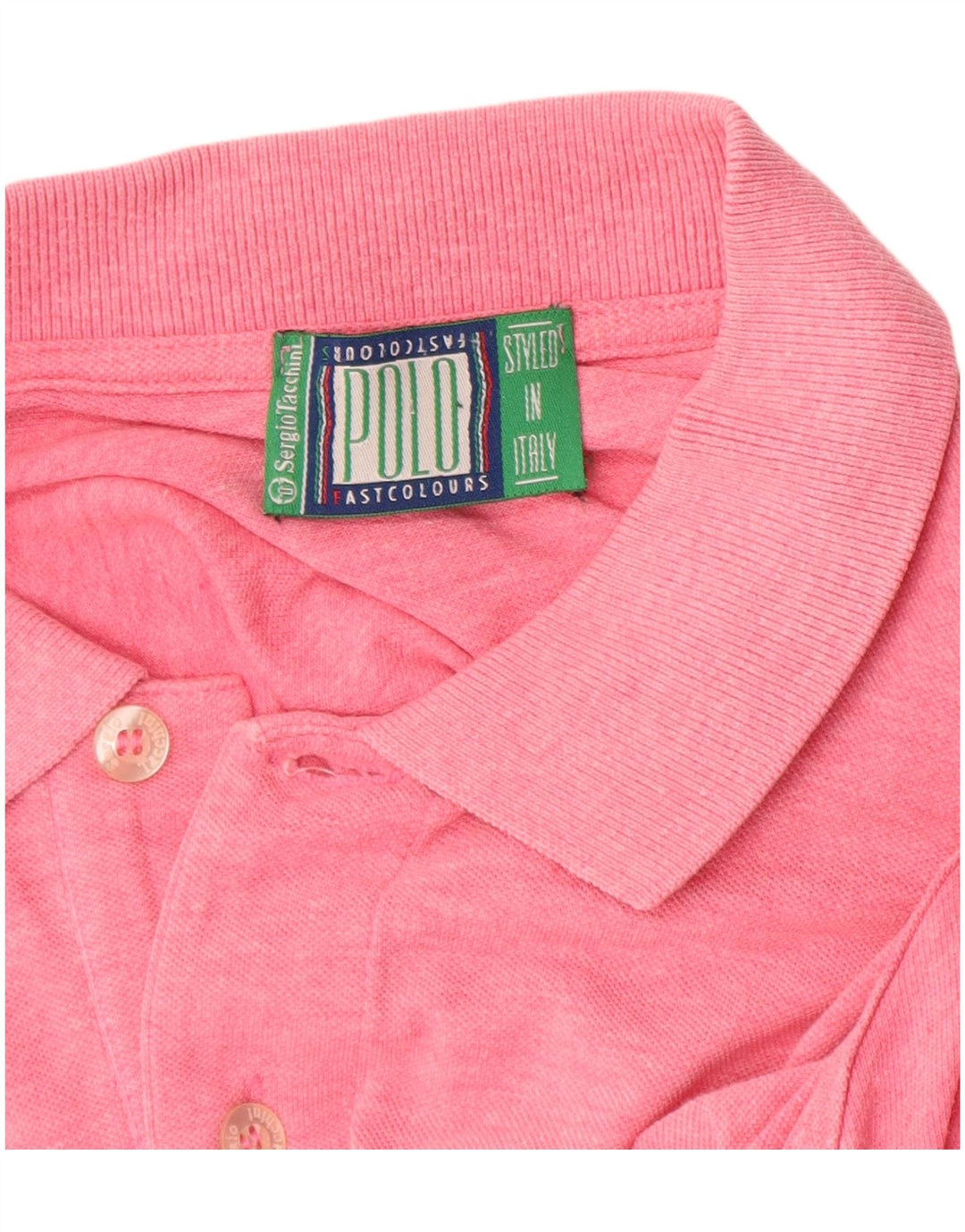 SERGIO TACCHINI Poloshirt til mænd Medium Pink Bomuld