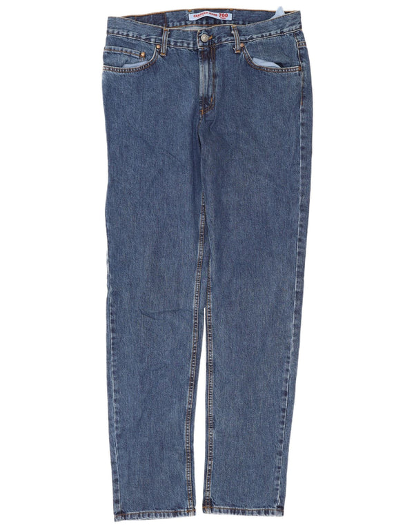 Carrera Mens 700 Regular Fit Straight Jeans W36 L33 Blå Bomuld