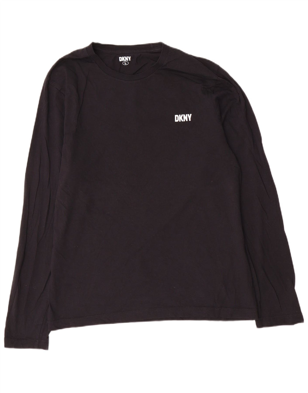 Dkny Herre Top Langærmet Stor Sort Bomuld