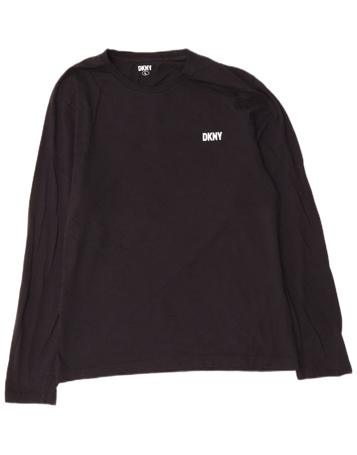 Dkny Herre Top Langærmet Stor Sort Bomuld